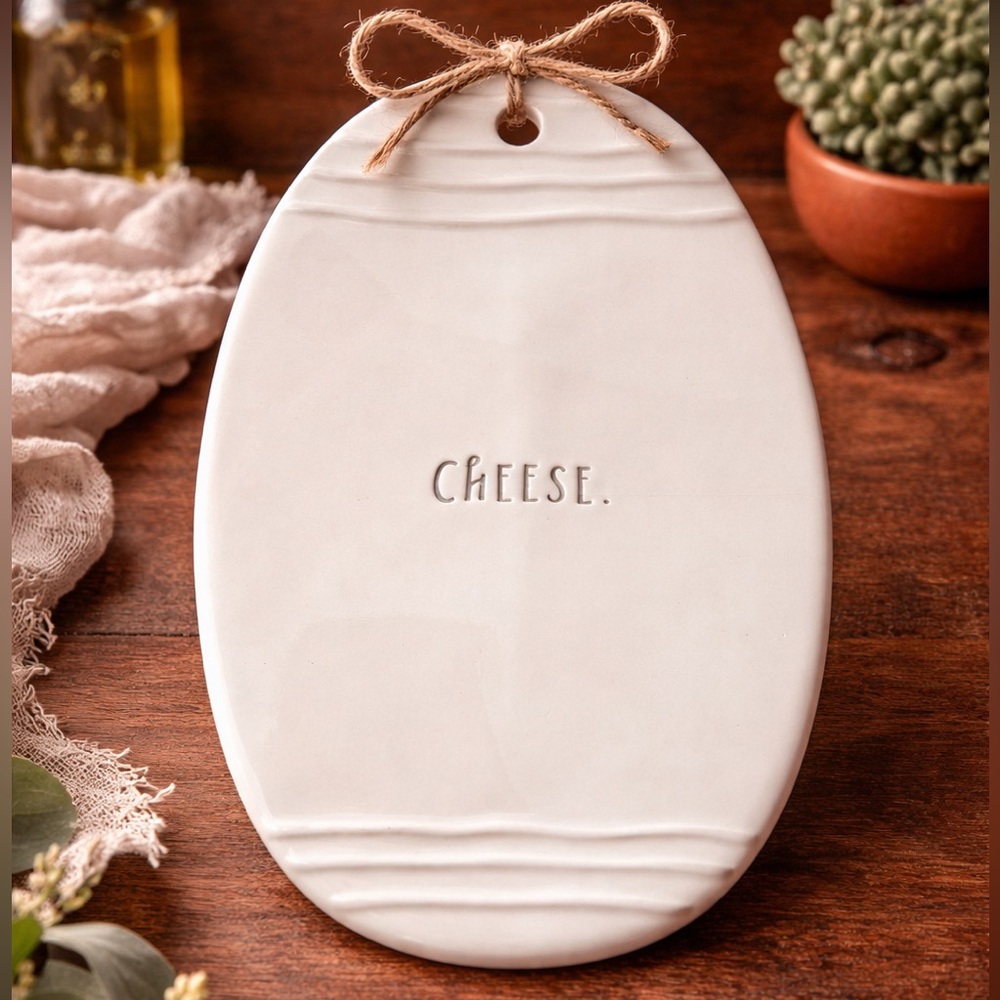 Rae Dunn 2018 Cheese‎ Charcuterie Ceramic Hors d'oeuvre Platter